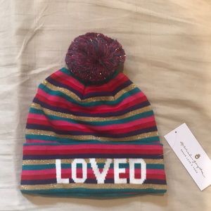 Spiritual Gangster Loved Pom Beanie Multi-stripe